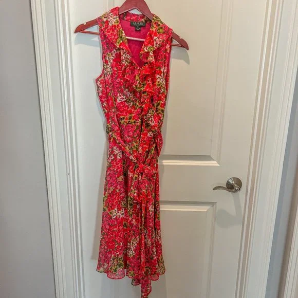 Ralph Lauren summer wraparound dress - Picture 1 of 4